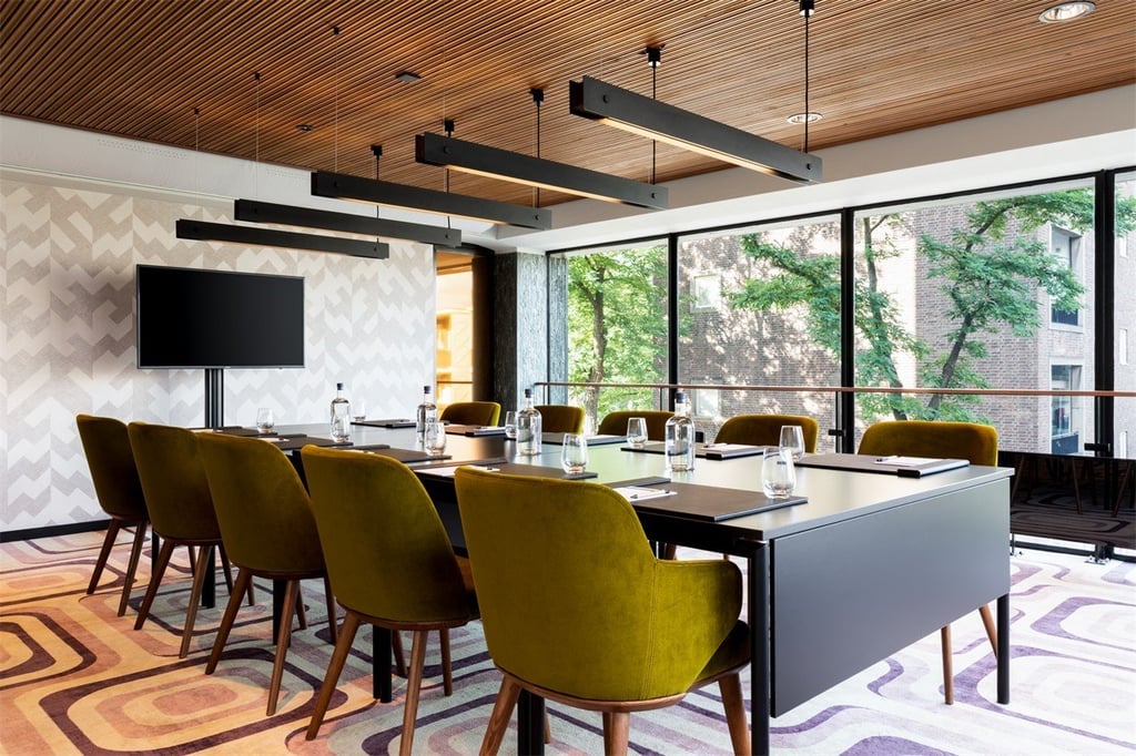 Pressroom 2 Boardroom opstelling