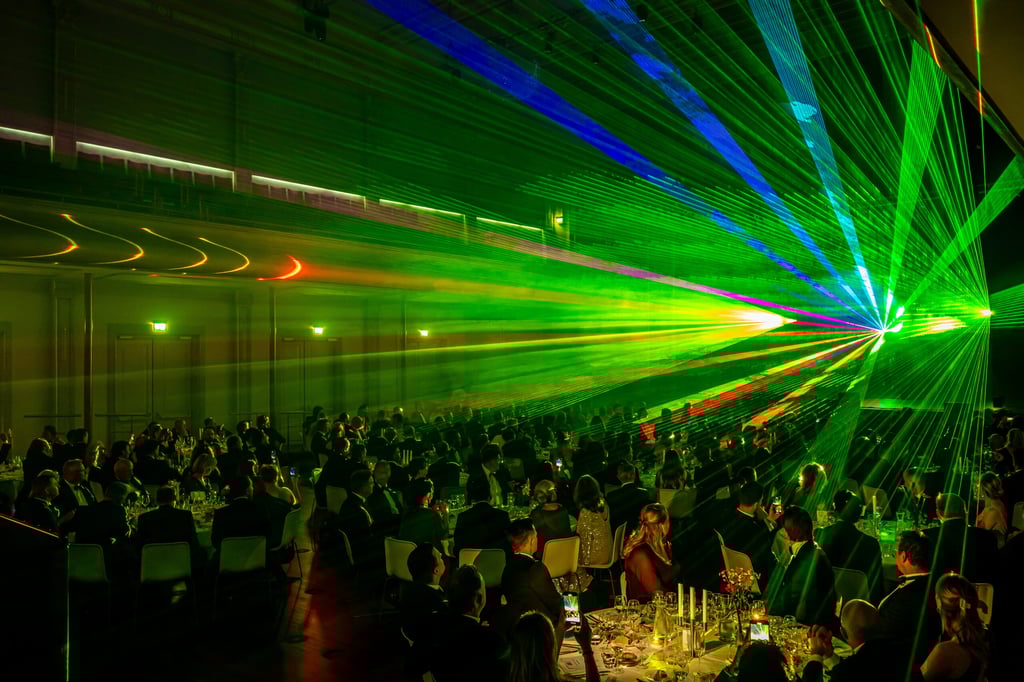 Sit-down diner tijdens awardshow 
