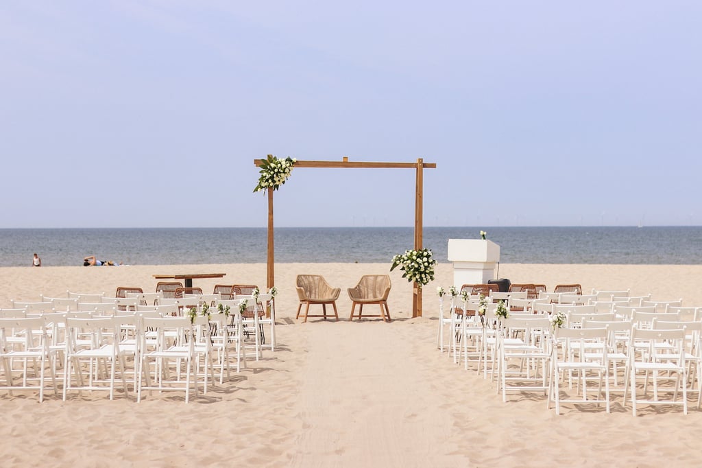 Trouwen op het zand