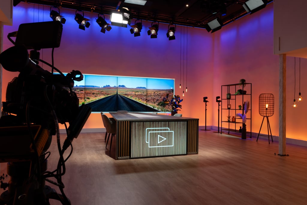 Studio Stream talkshowtafel 