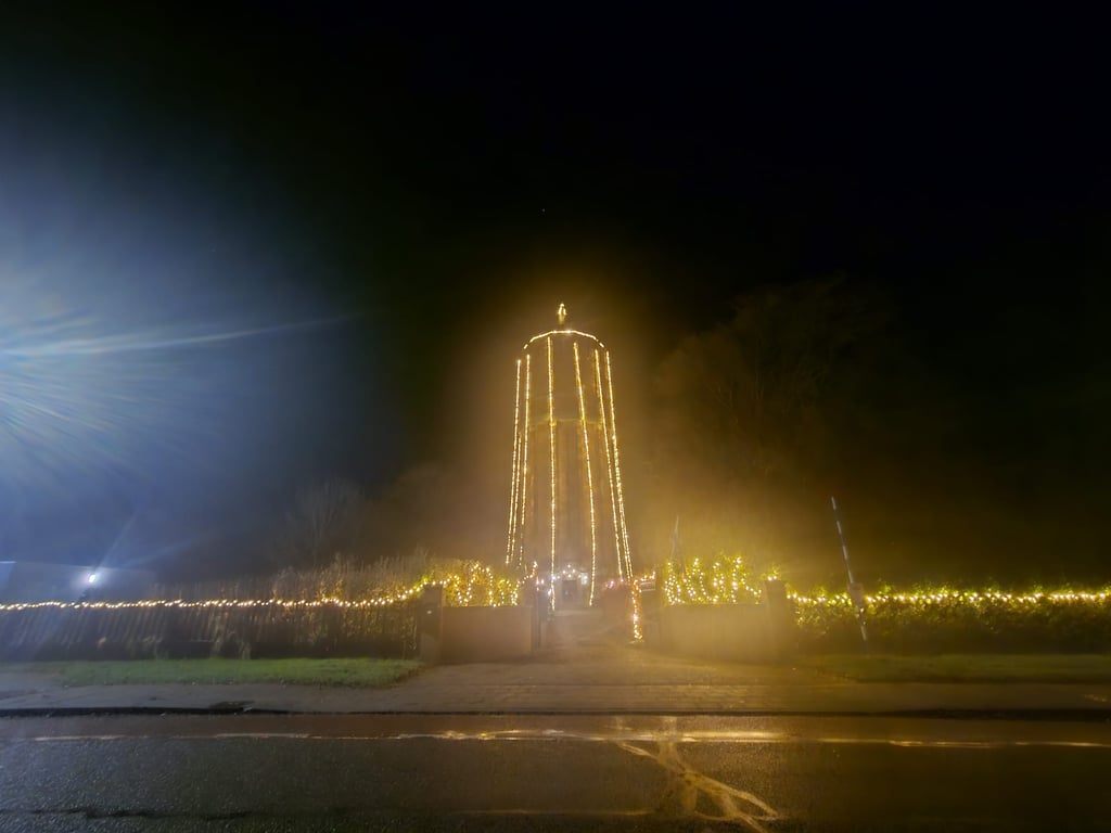 De Watertoren, hoogste monumentale kerstboom van de wereld