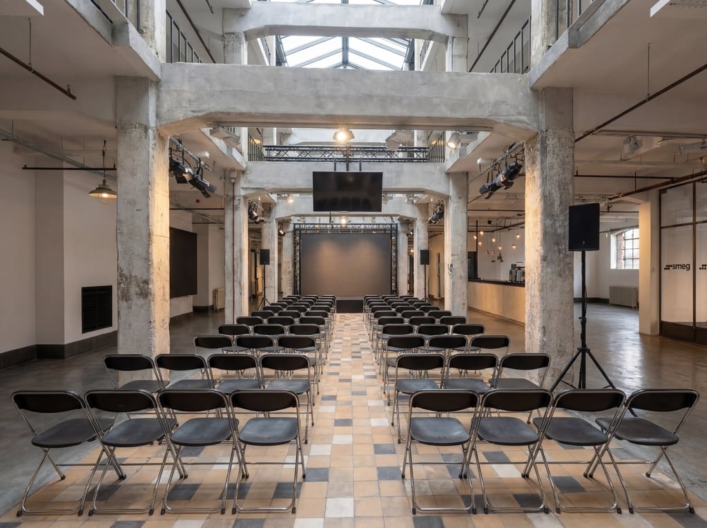 Theateropstelling in de Fabriekshal De Adelaar