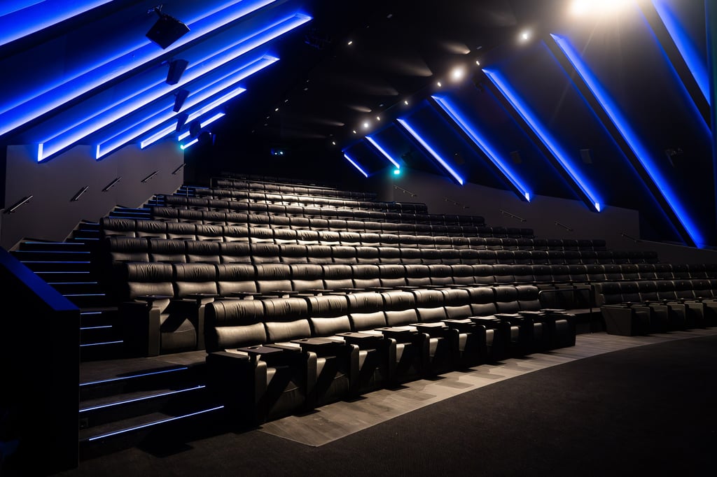 Zaal 1 met Relax Seats en Dolby Atmos geluid