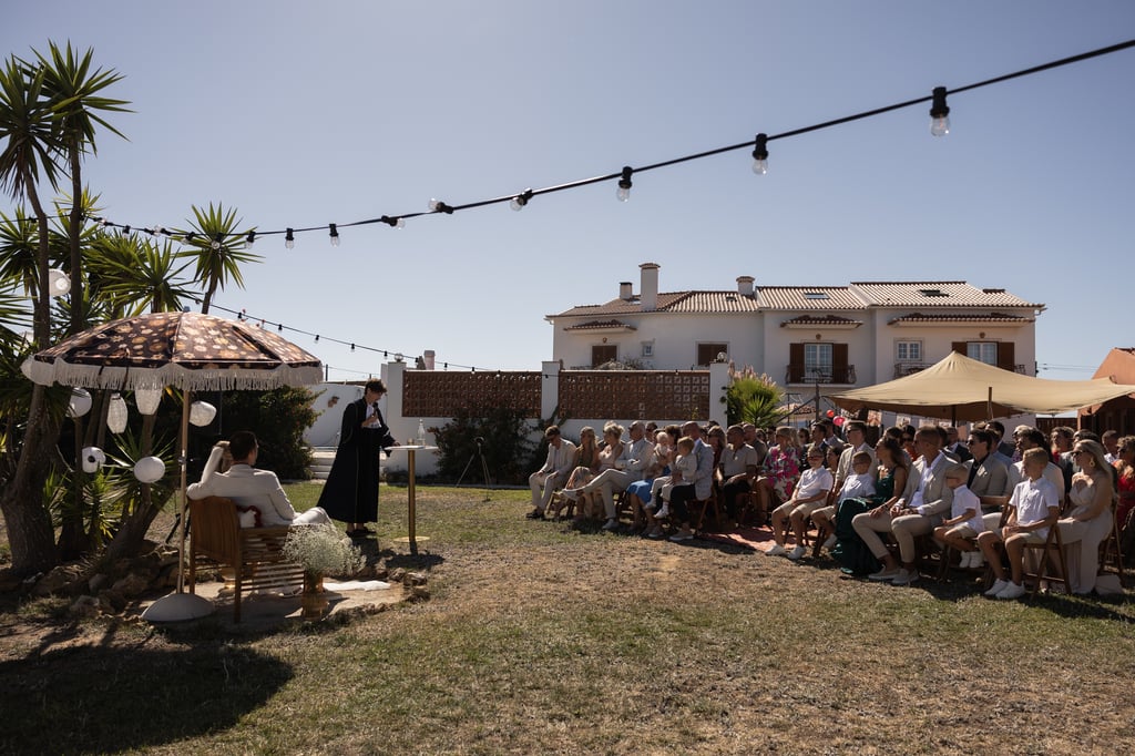 Ceremonie opstelling tuin