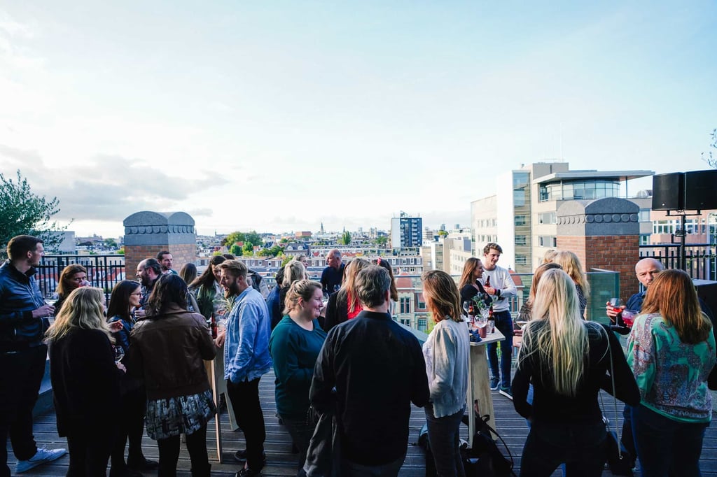 Rooftop drinks with a view