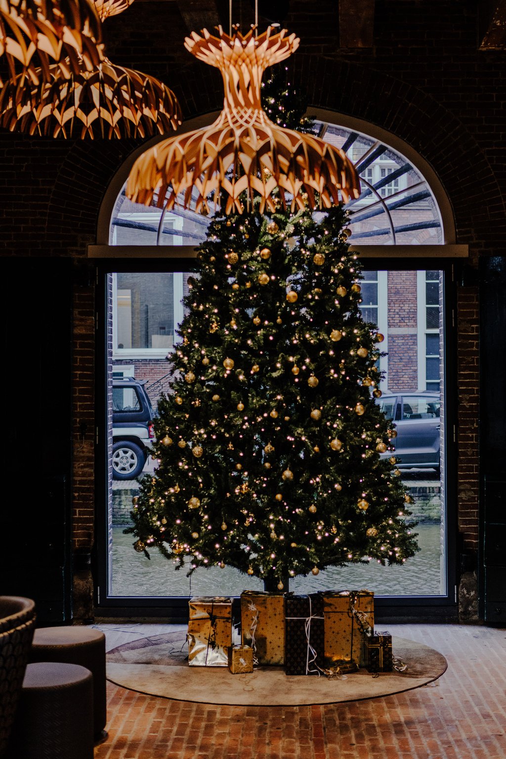Hotel Arsenaal Kerstboom in de lobby