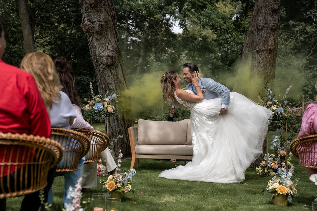 Ceremonie in het Huwelijksveld