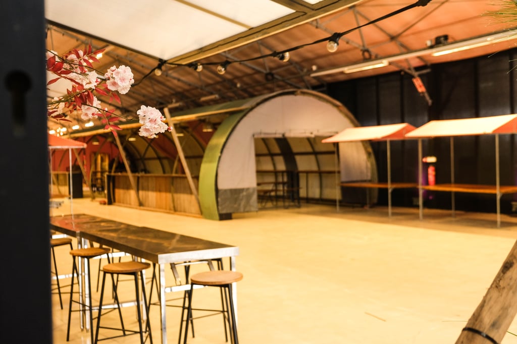 Workshop ruimte en bar