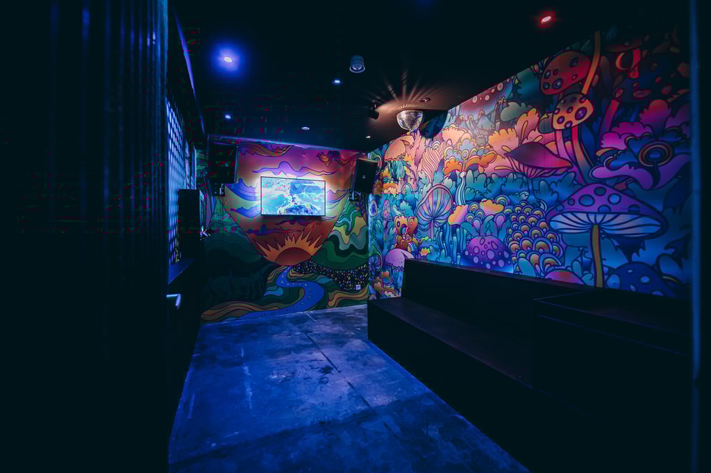 Karaoke Booth - Flower Power