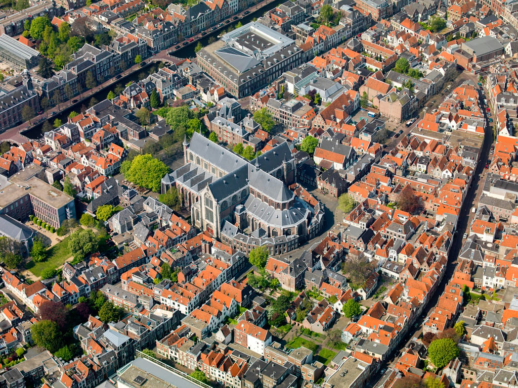 Historische stadscentrum van Leiden - Pieterskerk Leiden