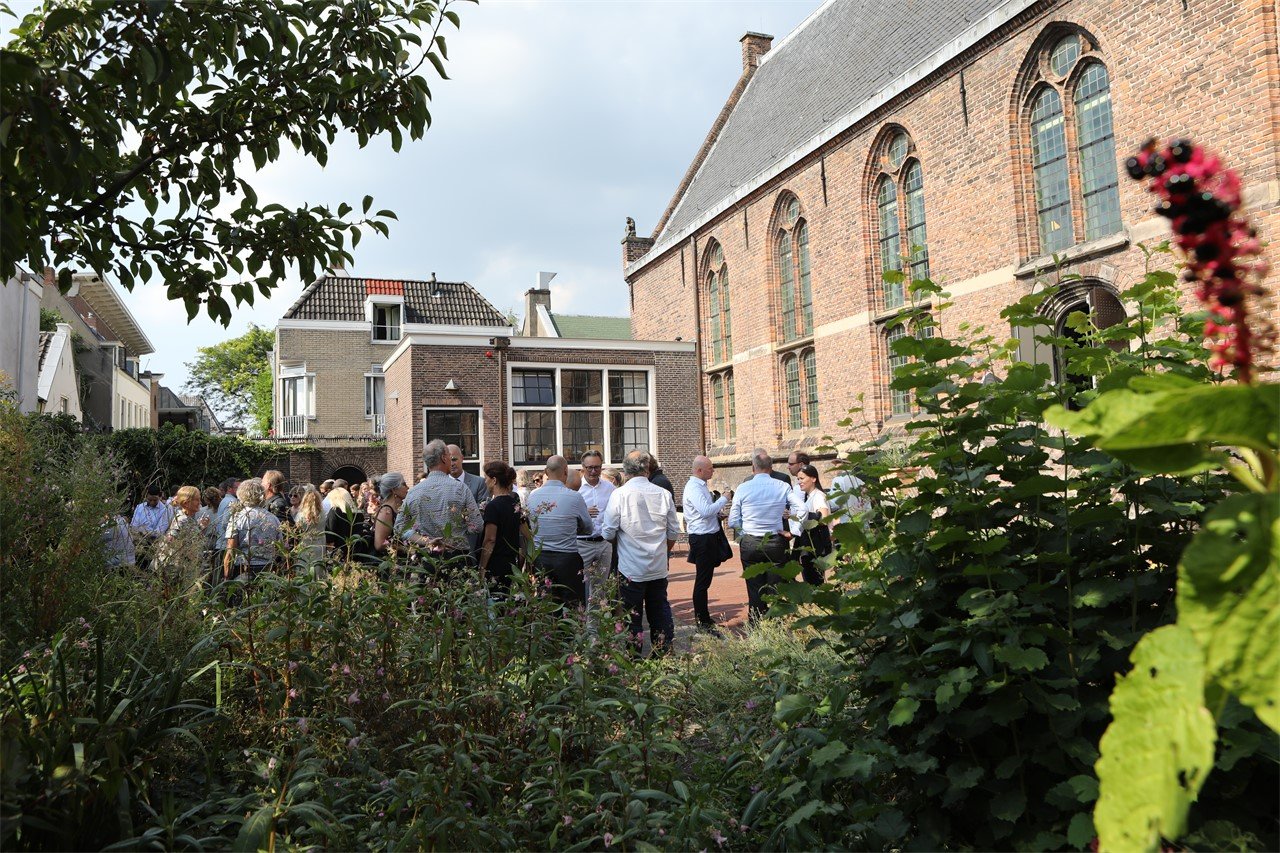 In onze besloten binnentuin