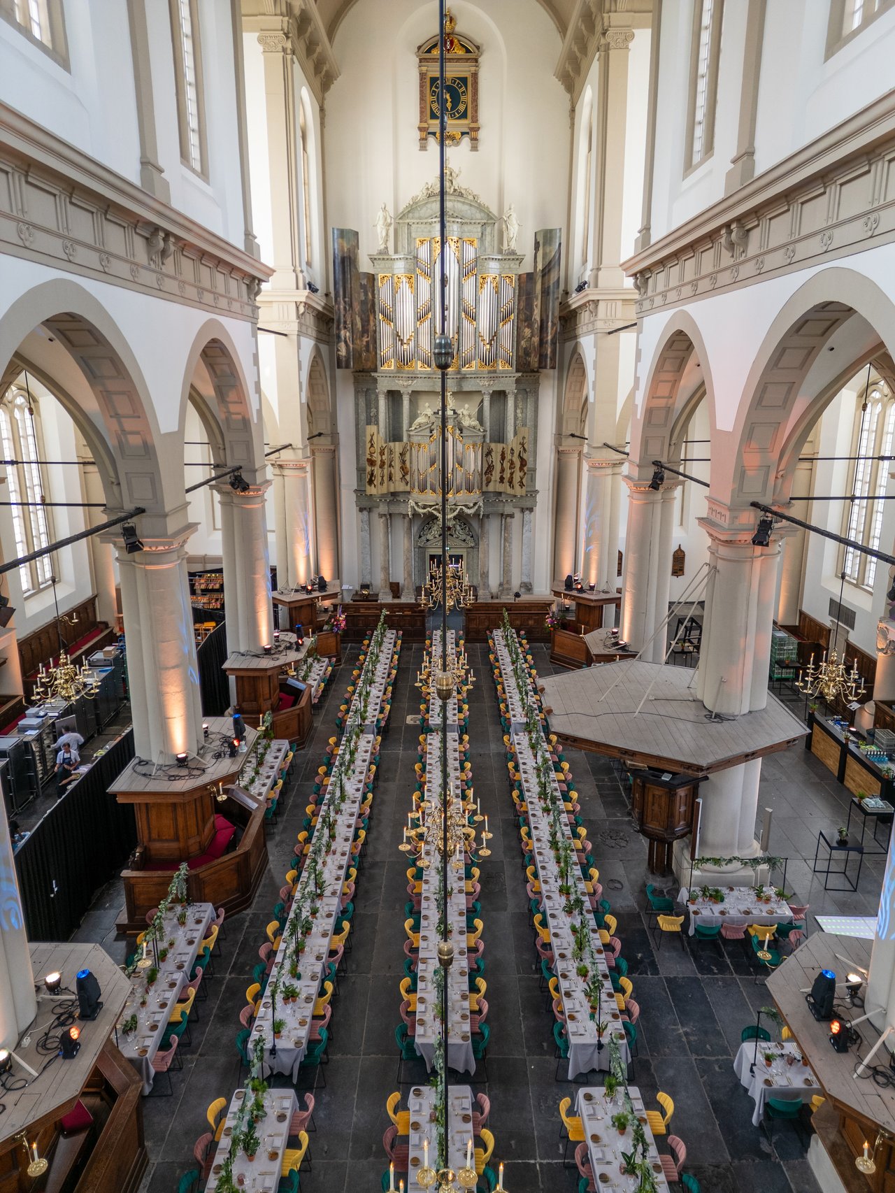 Diner lange tafels