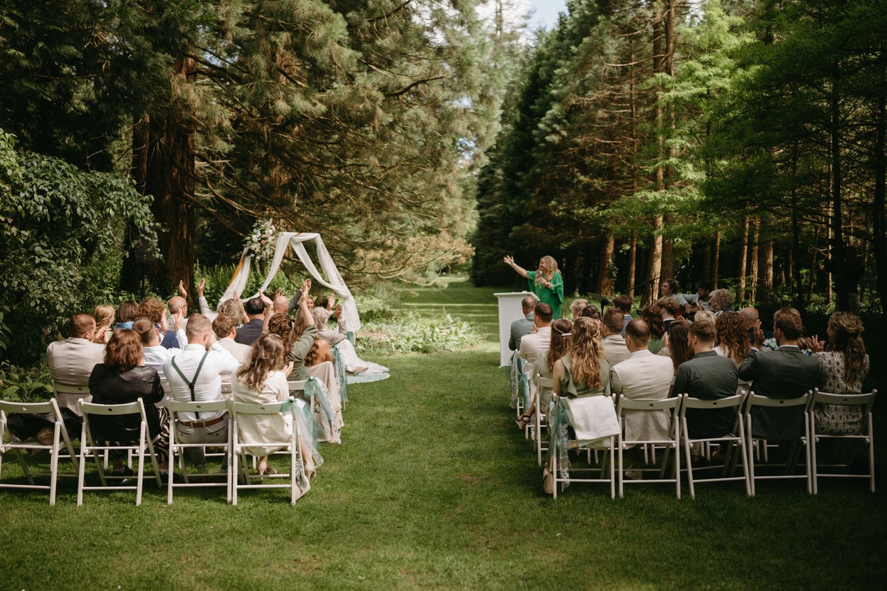 Brasserie Schovenhorst - Ceremonie in het Bos