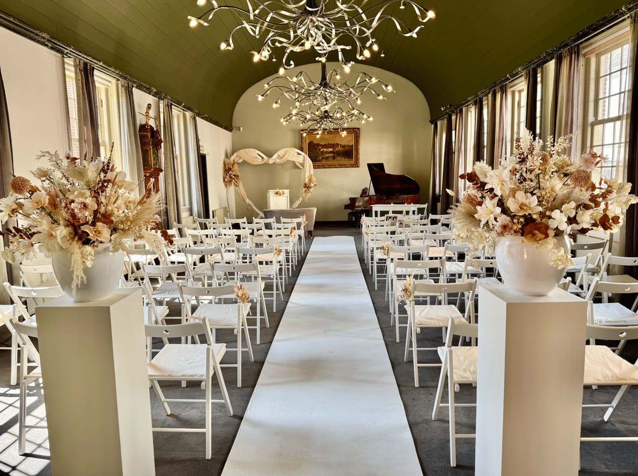 Lingezaal indeling ceremonie en styling