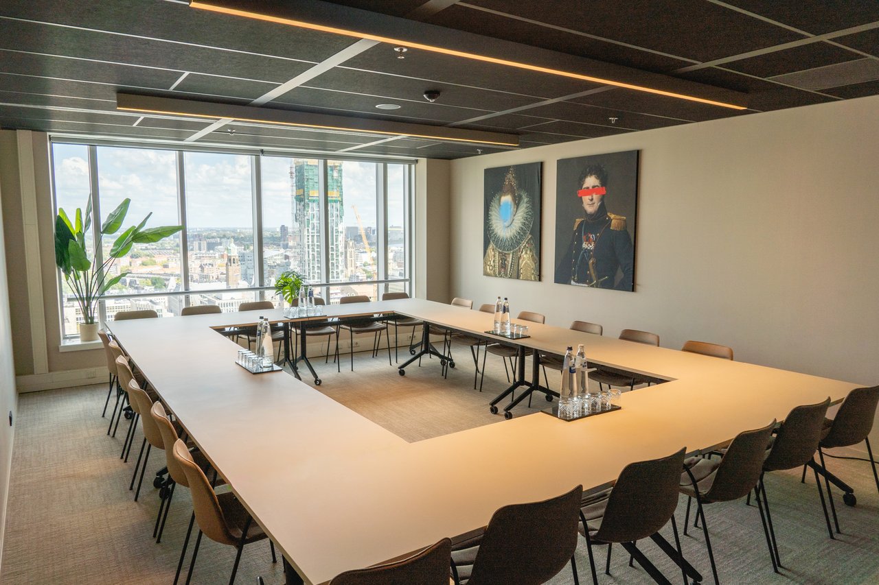 SuiTable boardroom opstelling