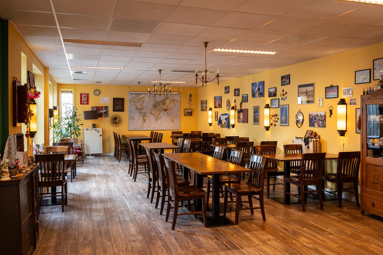 La Cantina vanaf de keuken gezien