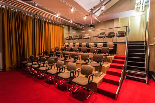 Filmzaal vanaf beneden