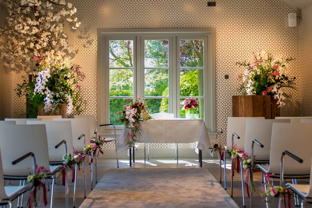 Schuur--trouwopstelling