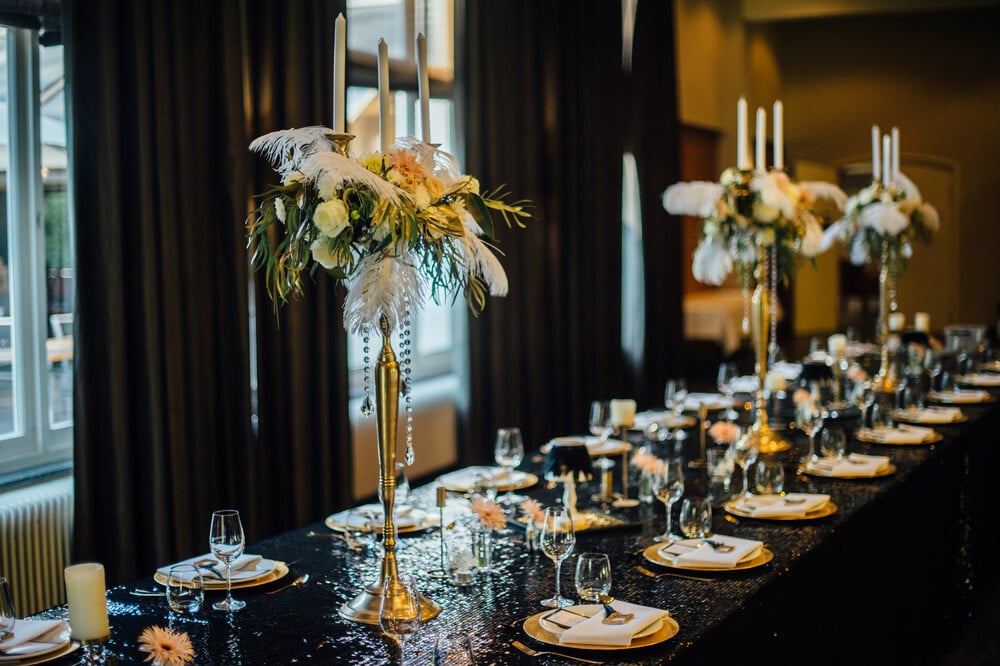 Diner tafel in Ericazaal