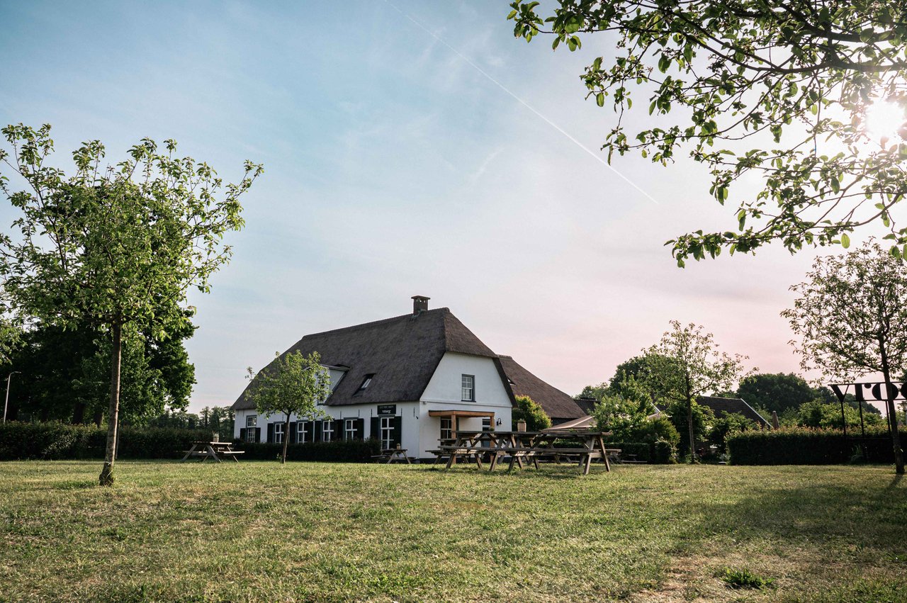 Vroeg Buitenaanzicht Boerderij