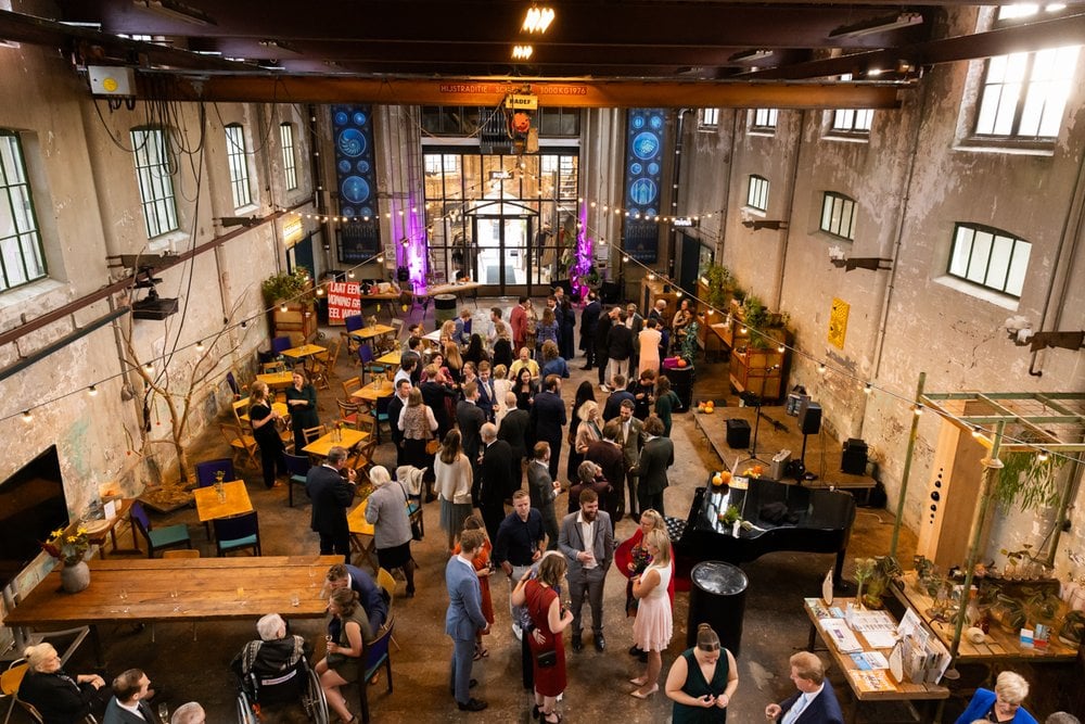 Bruiloft borrel in De Buijck Metaal Kathedraal Utrecht