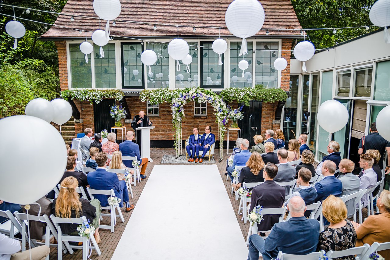 Ceremonie Tuinkamerterras