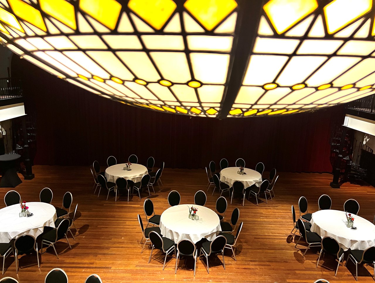 Theaterzaal receptie opstelling