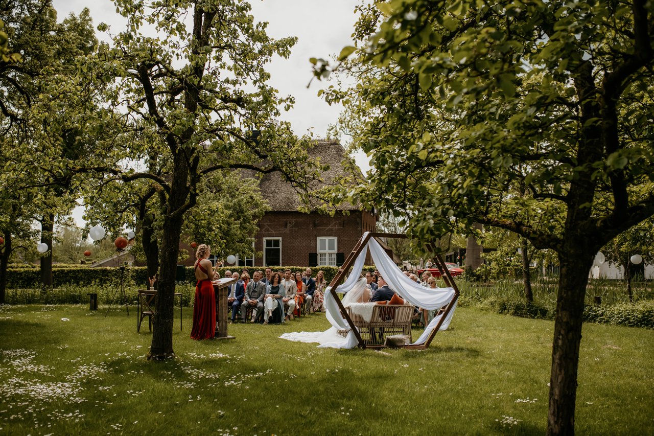 Ceremonie op het Kasteeleiland