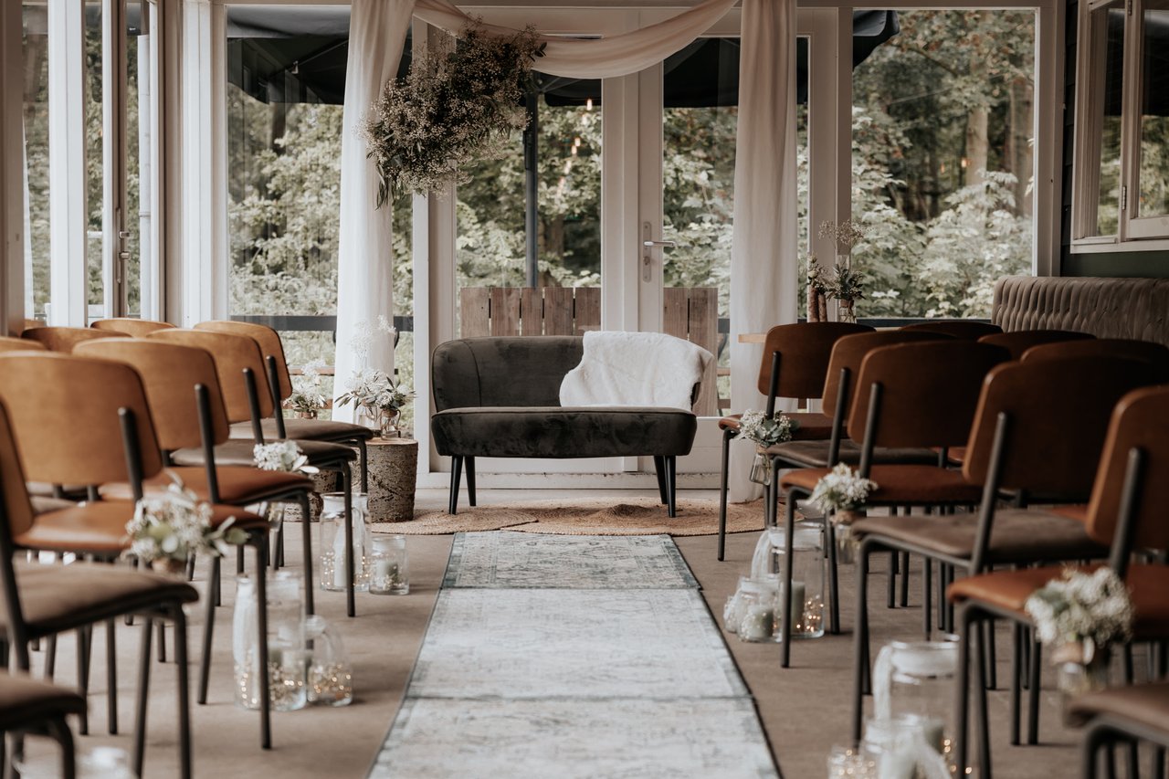 Ceremonie in de veranda