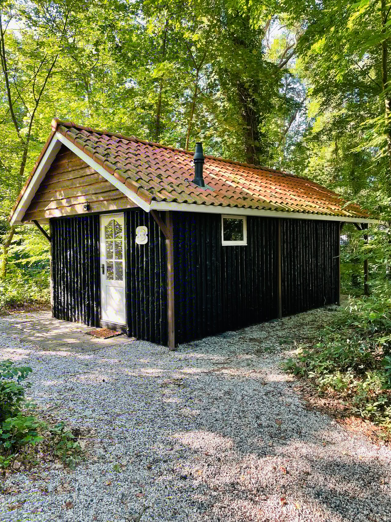 Lodge in de bossen