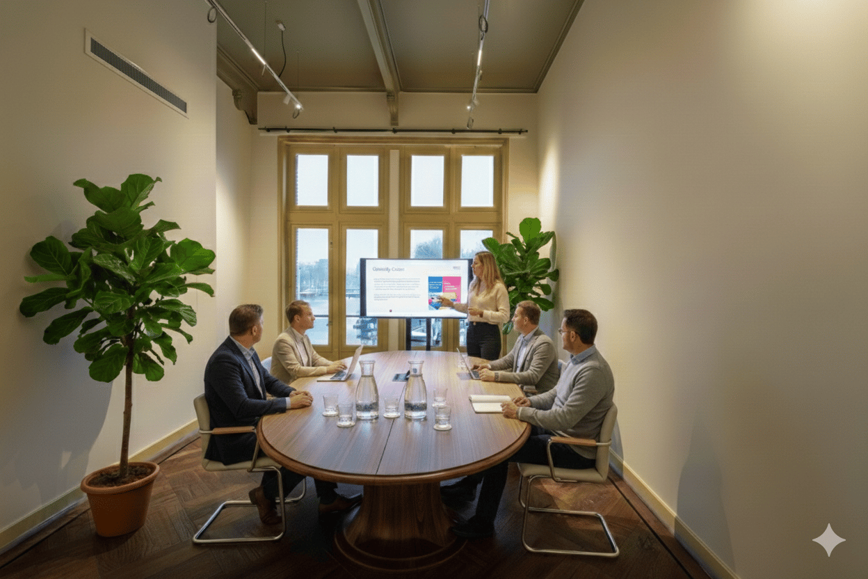 vergaderen Munthuys Utrecht (AI)