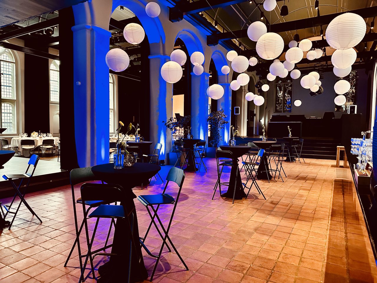 Mooie kolommen in foyer Leeuwenbergh