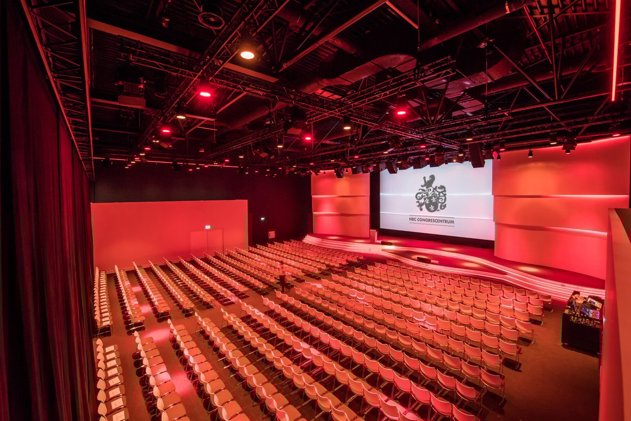 Grand Hall plenaire opstelling