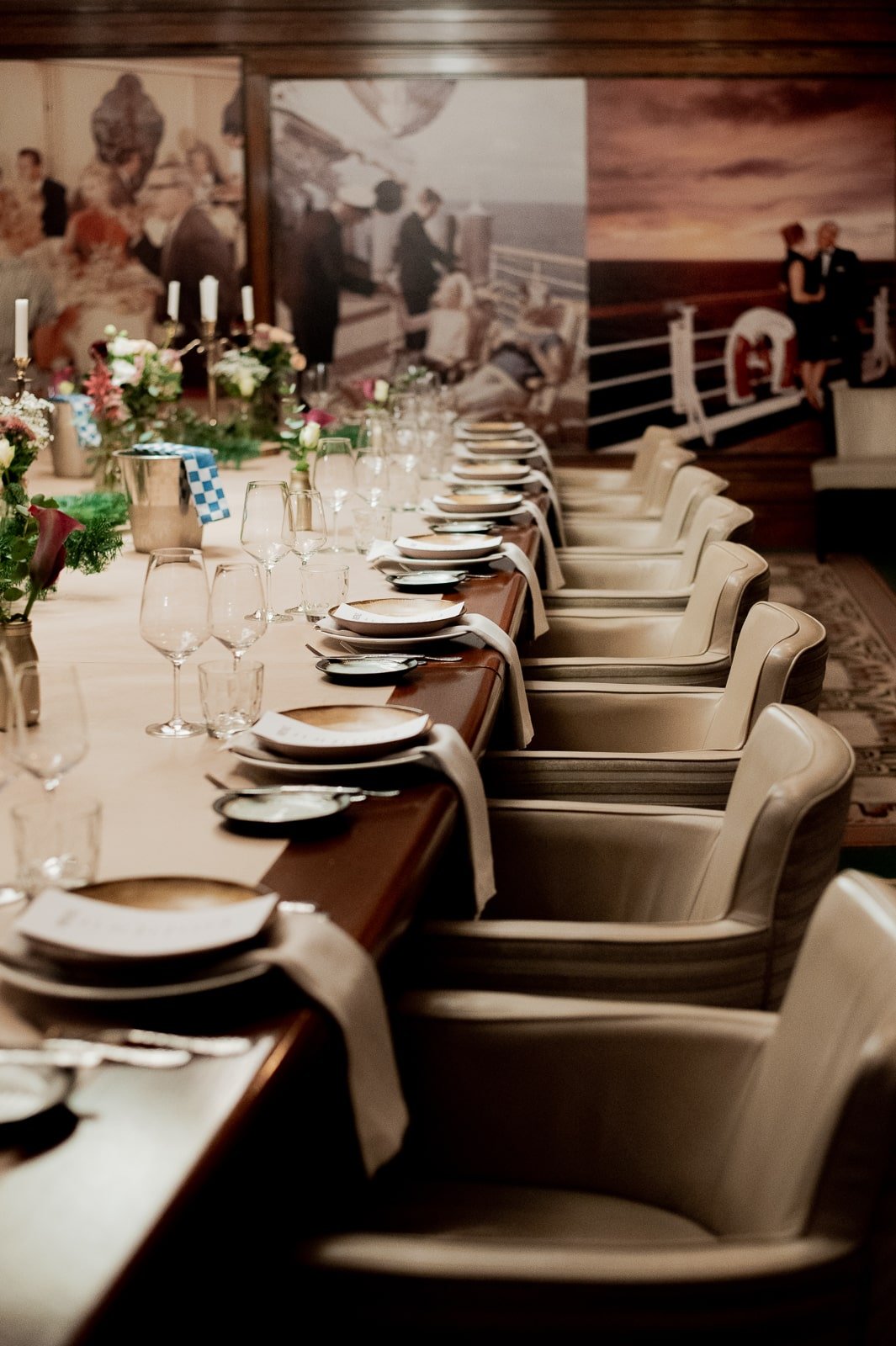 Hotel New York Tafeldecoratie privé diner